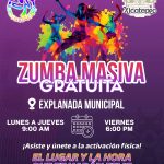 ZUMBA MASIVA GRATUITA EN XICOTEPEC