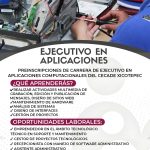 PREINSCRIPCIONES ABIERTAS PARA LA CARRERA DE EJECUTIVO EN APLICACIONES COMPUTACIONALES