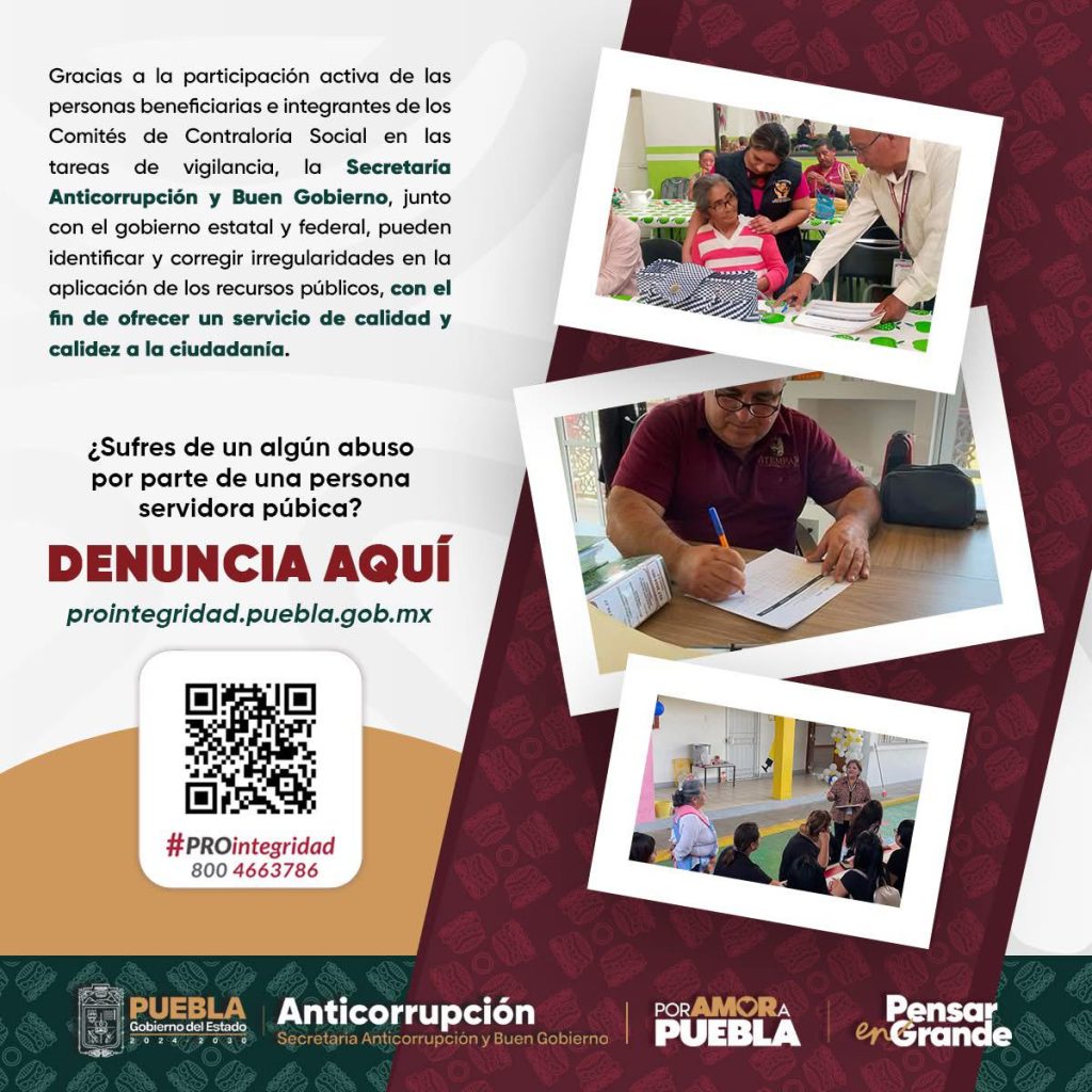 ¿SABES QUE ES LA CONTRALORÍA SOCIAL?