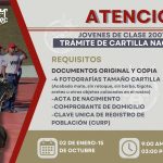 TRÁMITE DE CARTILLA DEL SERVICIO MILITAR NACIONAL CIERRA EN OCTUBRE, ANTICÍPATE