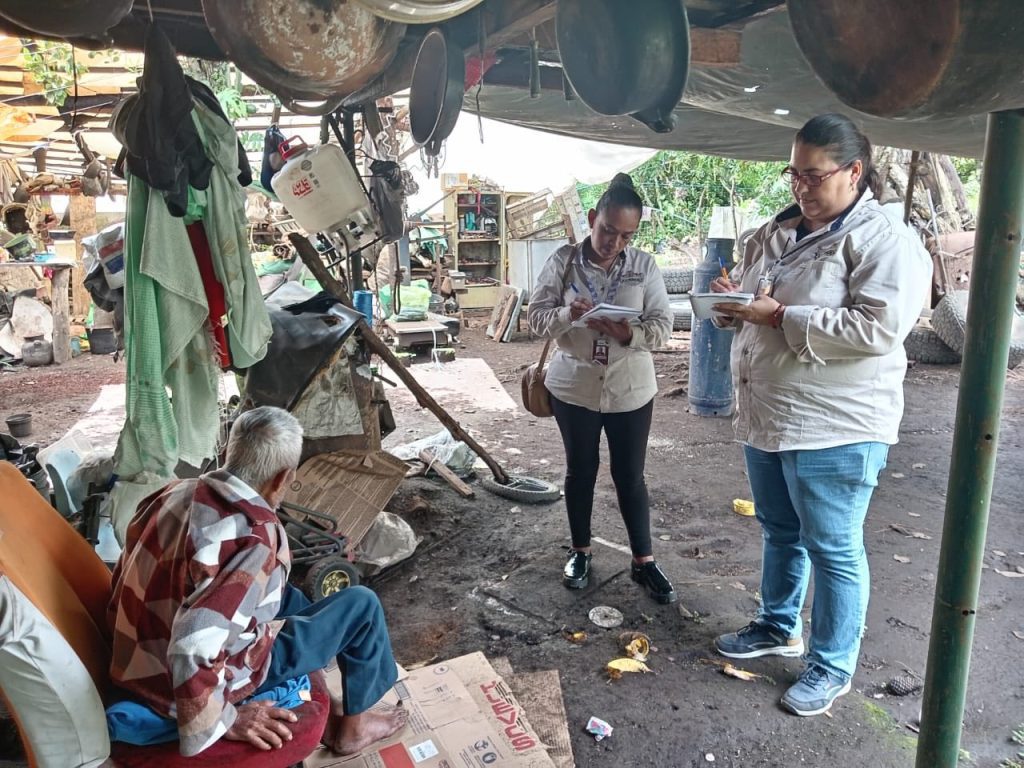 VISITA DIF MUNICIPAL A PERSONAS CON DISCAPACIDAD PARA REALIZAR VALORACIONES