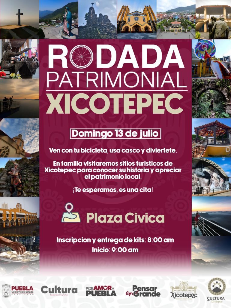 RODADA PATRIMONIAL LLEGA A XICOTEPEC GRACIAS A SECRETARÍA DE CULTURA Y GOBIERNO DE PUEBLA