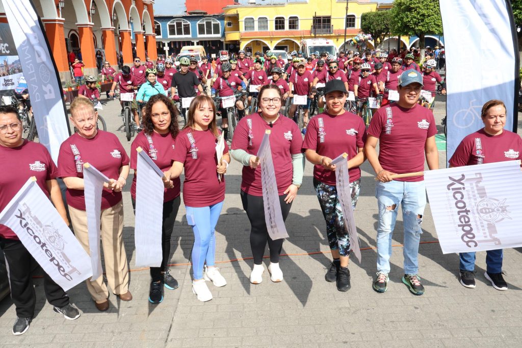 RODADA PATRIMONIAL LLEGA A XICOTEPEC PARA FOMENTAR EL DEPORTE Y LA CULTURA