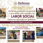 INVITA EJÉRCITO MEXICANO A JORNADA DE SERVICIOS SIN COSTO EN XICOTEPEC