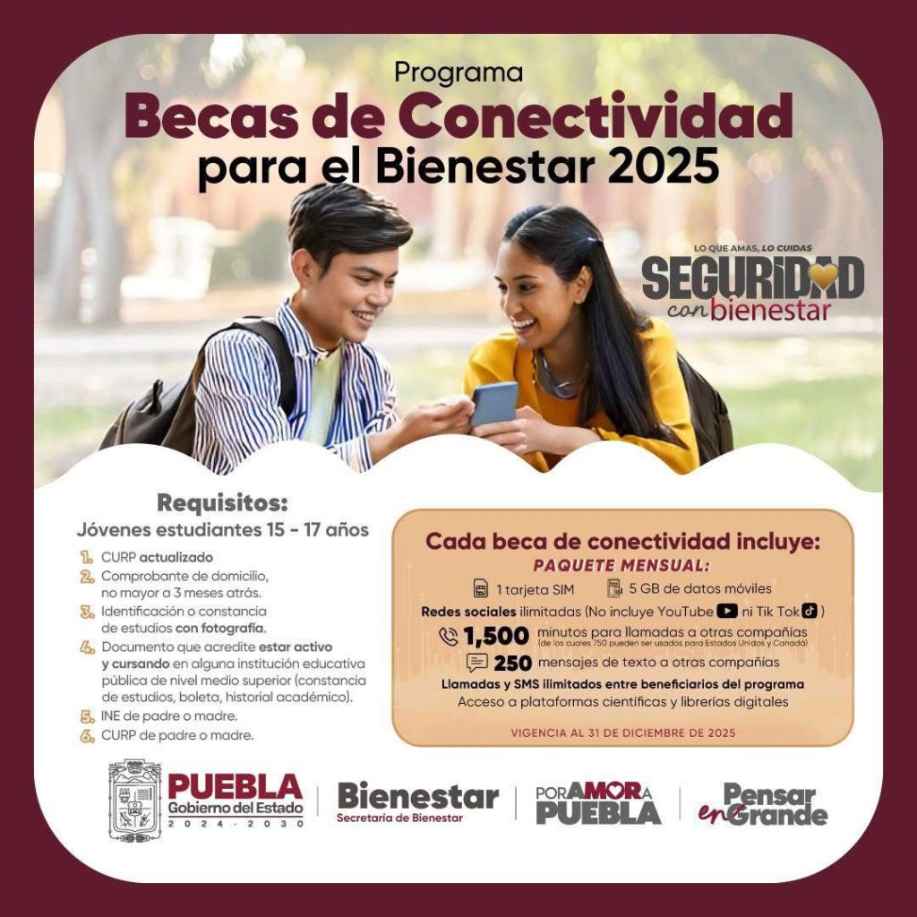 FACILITARÁ GOBIERNO DE PUEBLA PAQUETES DE DATOS E INTERNET PARA ESTUDIANTES, PARTICIPA