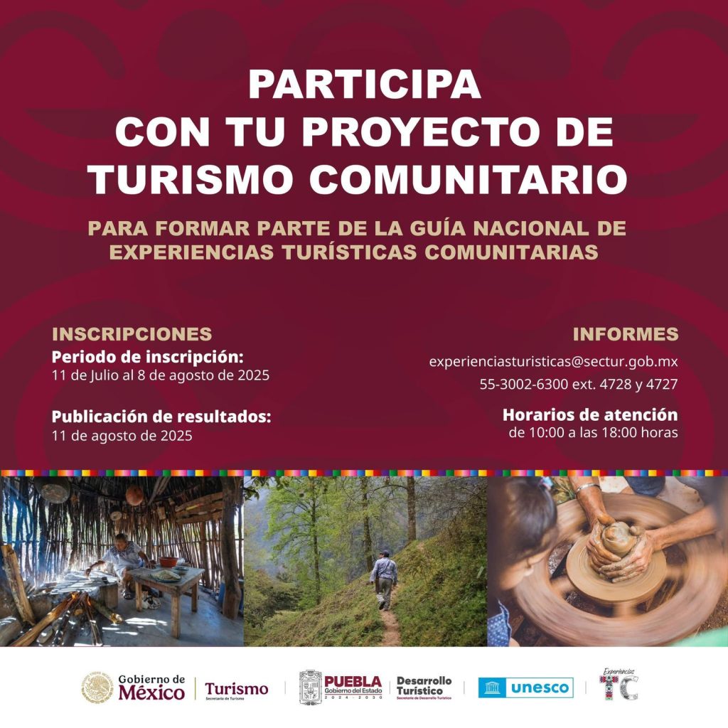 PRESENTA TU PROYECTO TURÍSTICO Y FORMA PARTE DE GUÍA NACIONAL