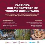 PRESENTA TU PROYECTO TURÍSTICO Y FORMA PARTE DE GUÍA NACIONAL