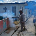 FUMIGAN PANTEÓN PARA EVITAR DISPERSIÓN DEL MOSQUITO DEL DENGUE