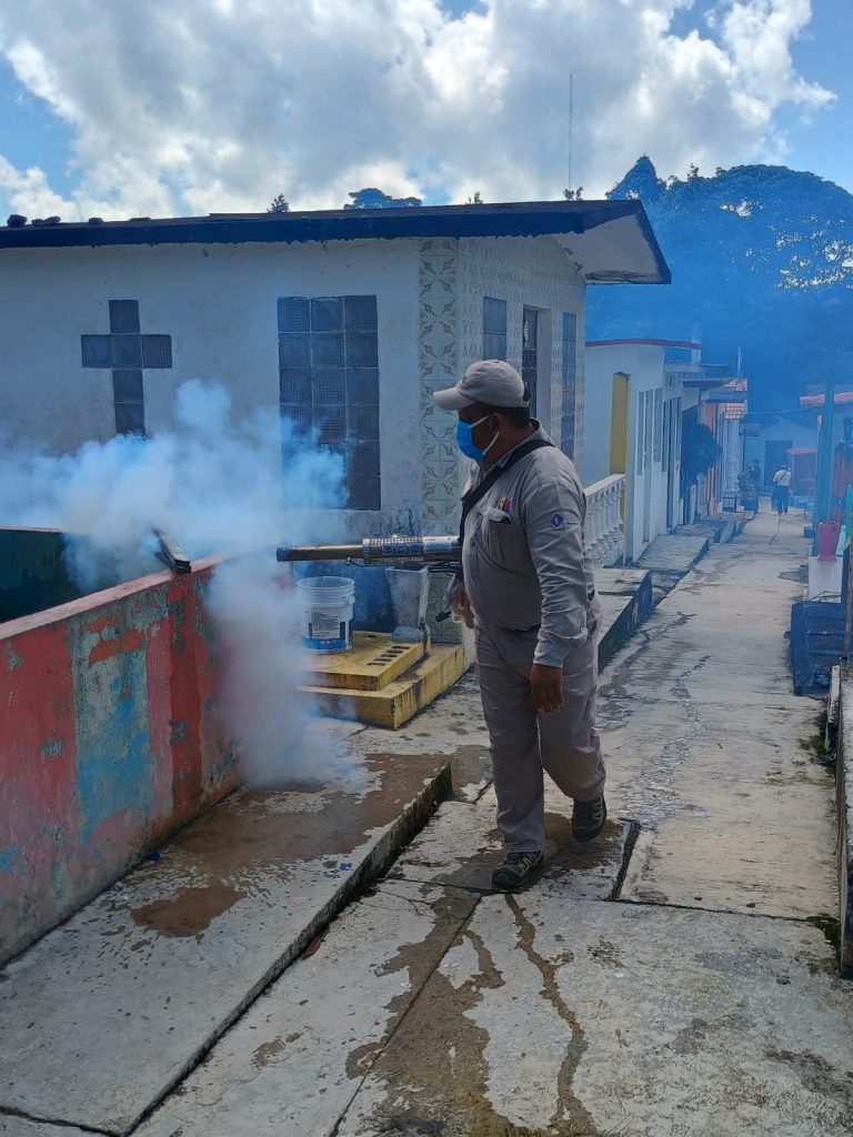 FUMIGAN PANTEÓN PARA EVITAR DISPERSIÓN DEL MOSQUITO DEL DENGUE