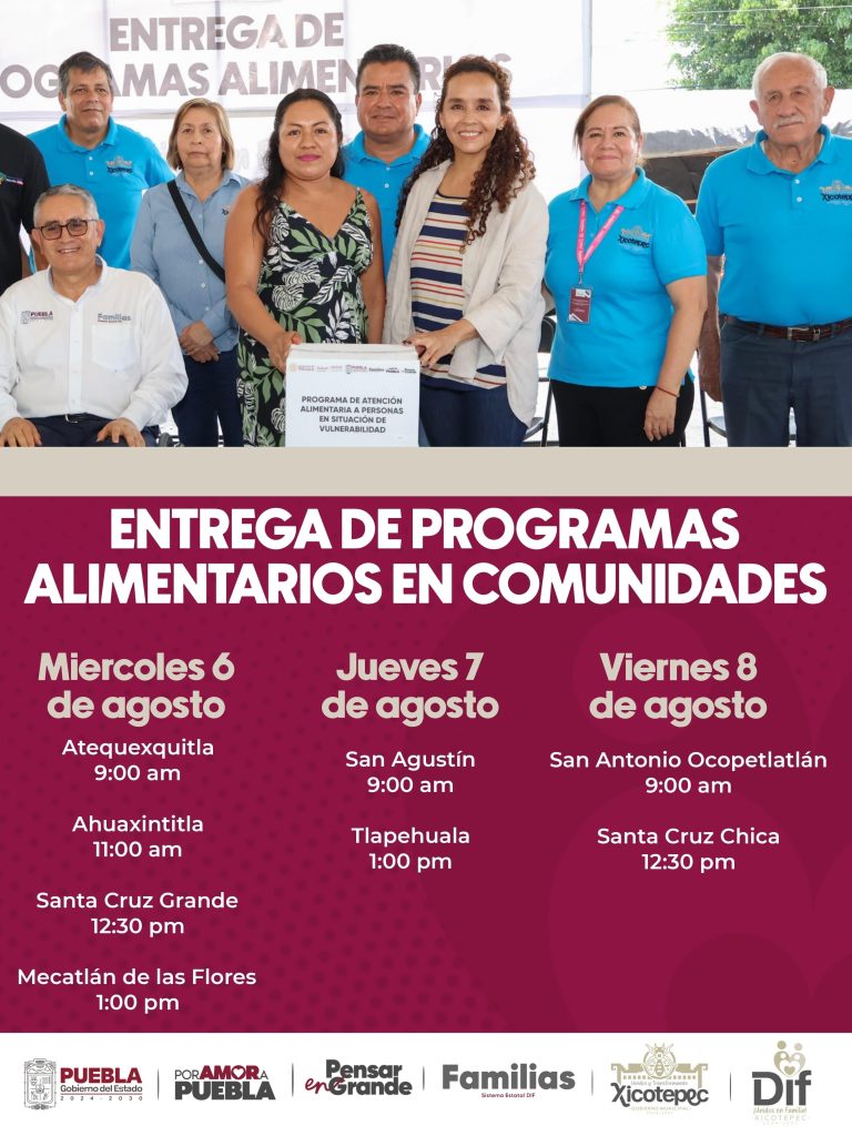 DIF ENTREGARÁ DESPENSAS EN COMUNIDADES, INFÓRMATE Y ASISTE