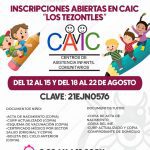 INVITAN CAICS DE XICOTEPEC A INSCRIPCIONES PARA NUEVO CICLO ESCOLAR