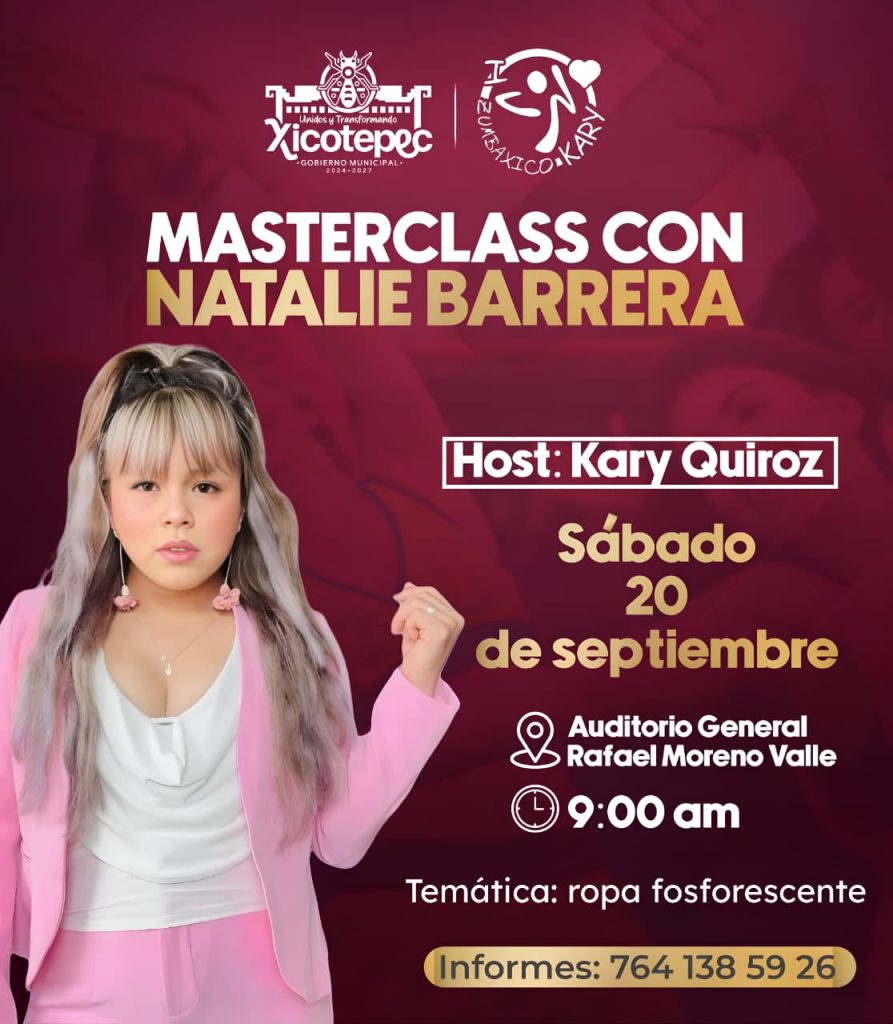 PARTICIPA EN MASTERCLASS DE ZUMBA CON INVITADA DE BAJA CALIFORNIA