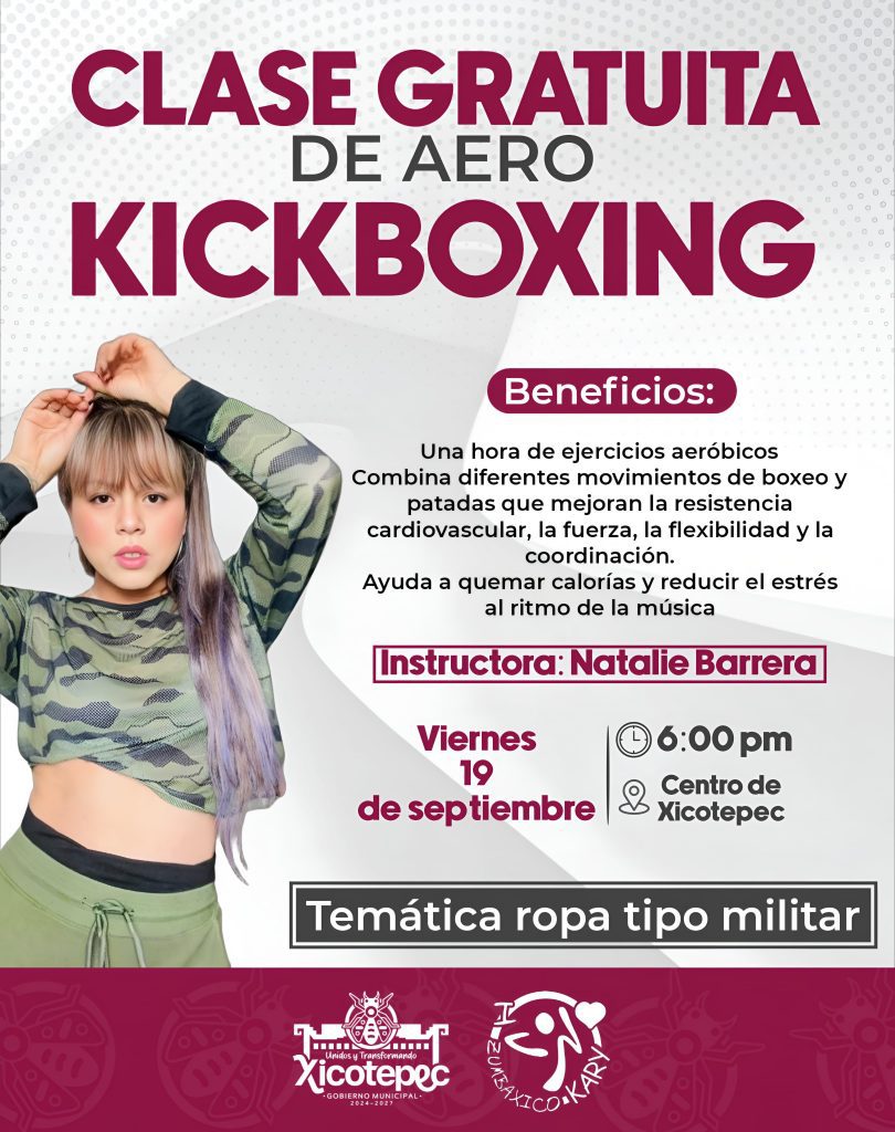 APRENDE AERO KICKBOXING CON CLASE GRATUITA POR NATALIE BARRERA