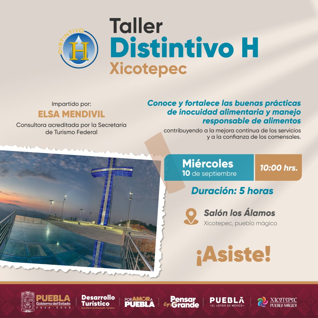 ACERCAN TALLER PARA FORTALECER LOS SERVICIOS TURÍSTICOS EN XICOTEPEC