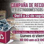 COMIENZA ACOPIO DE APARATOS ELECTRODOMÉSTIVOS, SÚMATE A LA INICIATIVA