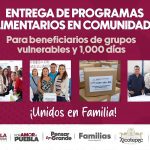 PROGRAMAN ENTREGA DE DESPENSAS POR COMUNIDADES, REVISA Y ACUDE
