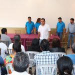 REUNIÓN CON AUTORIDADES AUXILIARES PARA ENTREGA DE RECURSOS