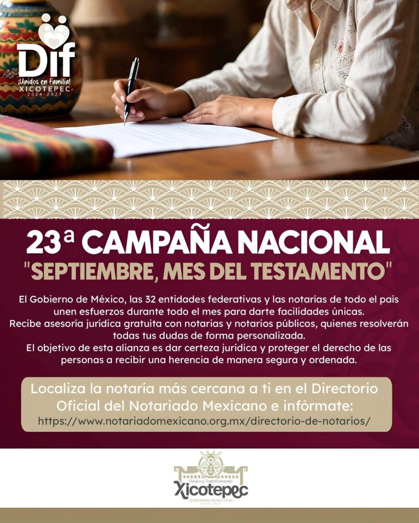 REALIZA TU TESTAMENTO, HEREDA PAZ Y TRANQUILIDAD A LOS TUYOS