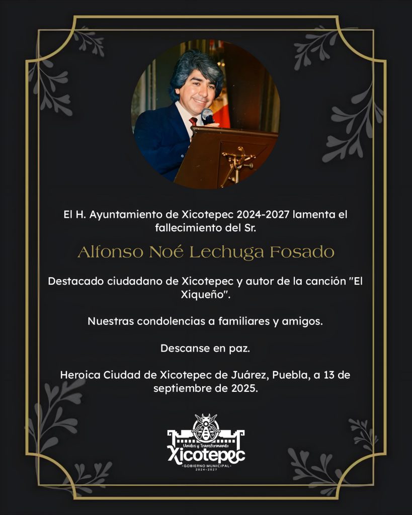 CONDOLENCIA INSTITUCIONAL