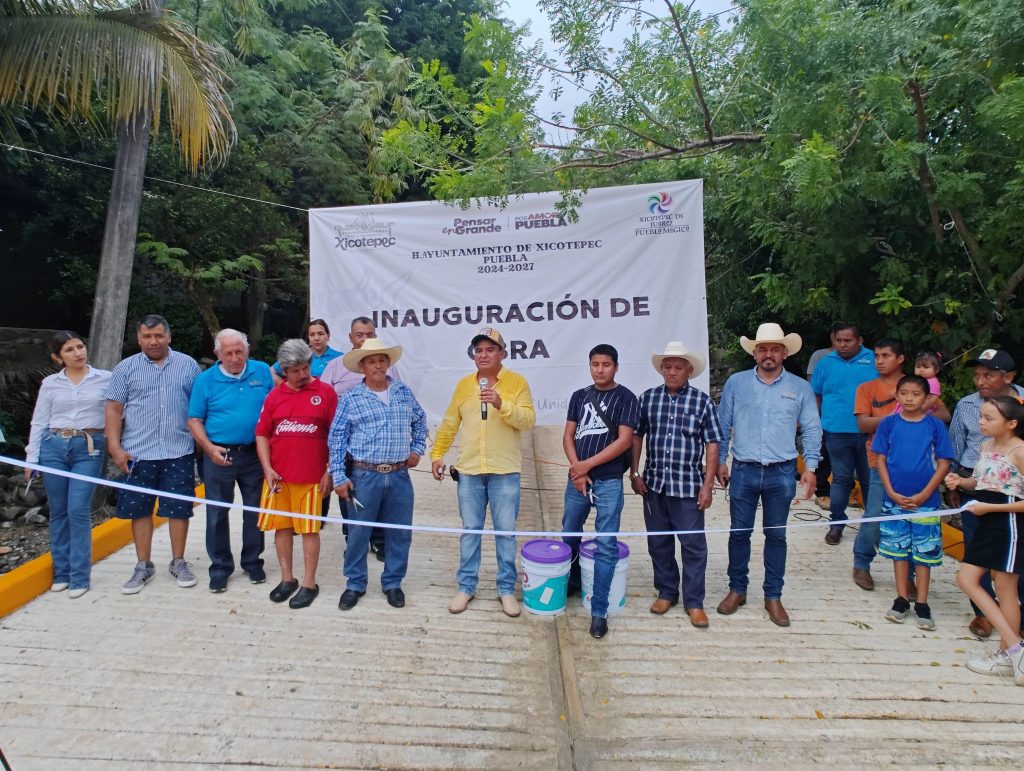 INAUGURAN PAVIMENTACIÓN DE CALLE 16 DE SEPTIEMBRE EN EJIDO RANCHO NUEVO (EL OJITE)