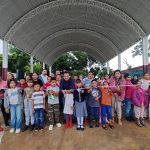 INAUGURAN TECHADO DE CANCHA EN PRIMARIA DE EL PORVENIR