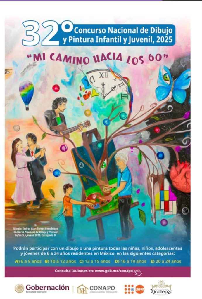 NIÑAS, NIÑOS Y JÓVENES PUEDEN PARTICIPAR EN CONCURSO DE DIBUJO Y PINTURA