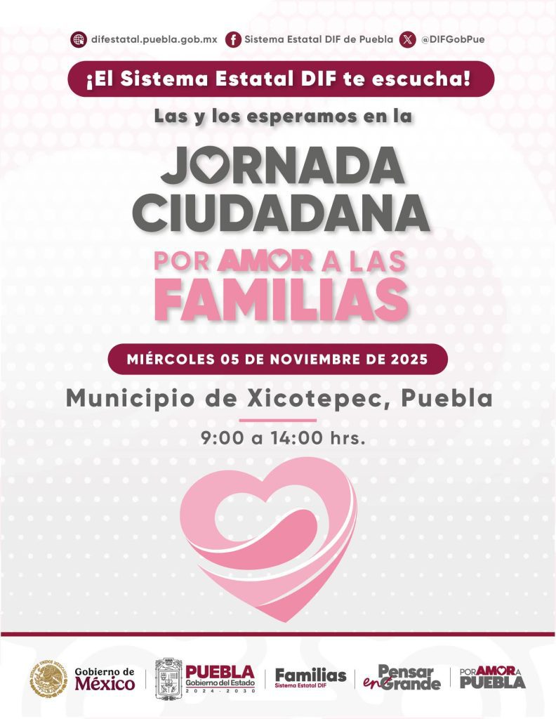 JORNADA CIUDADANA DEL SEDIF LLEGA A XICOTEPEC CON SERVICIOS GRATUITOS