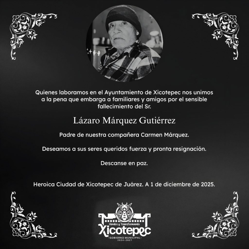 CONDOLENCIA INSTITUCIONAL