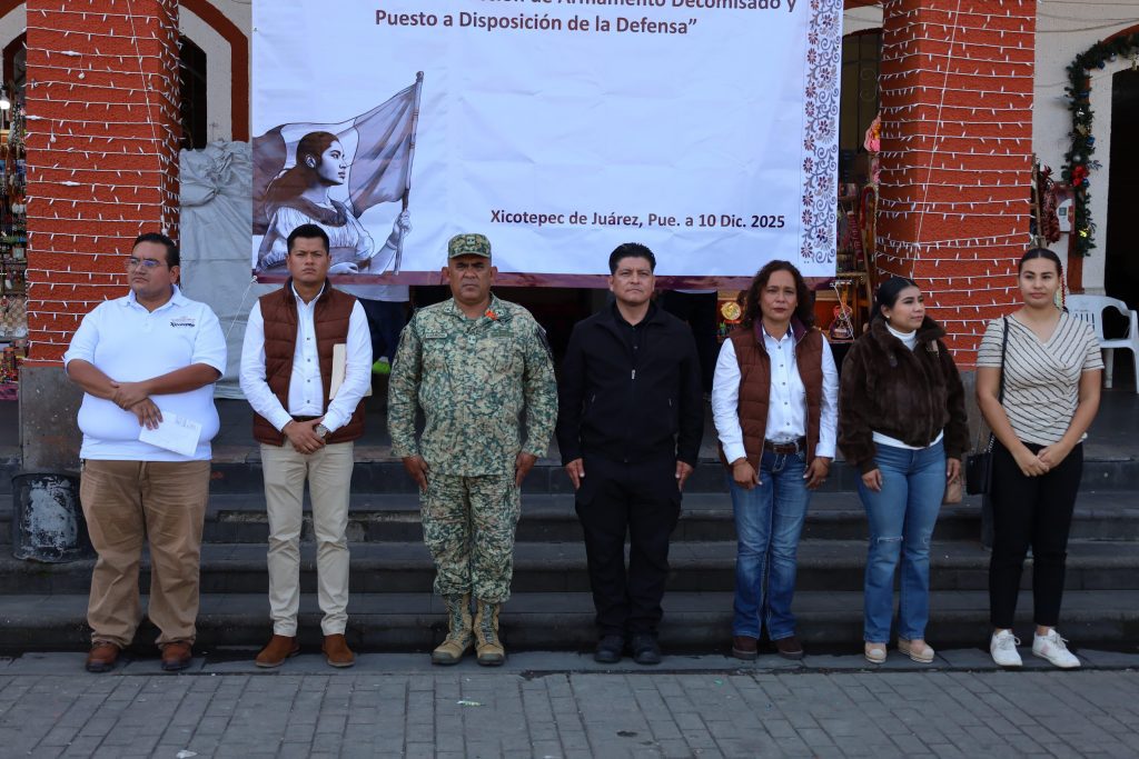 REALIZA SEDENA ACCIONES DE FORTALECIMIENTO A LA SEGURIDAD EN XICOTEPEC