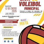 ABREN INSCRIPCIONES PARA LIGA MUNICIPAL DE VOLEIBOL, ACÉRCATE