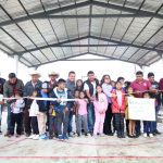ENTREGAN TECHADO DE CANCHA DE PRIMARIA “MELCHOR OCAMPO” EN LOS LIMONES