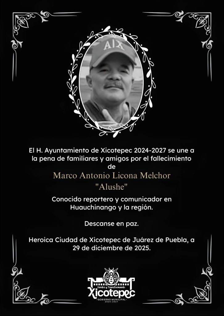 CONDOLENCIA INSTITUCIONAL