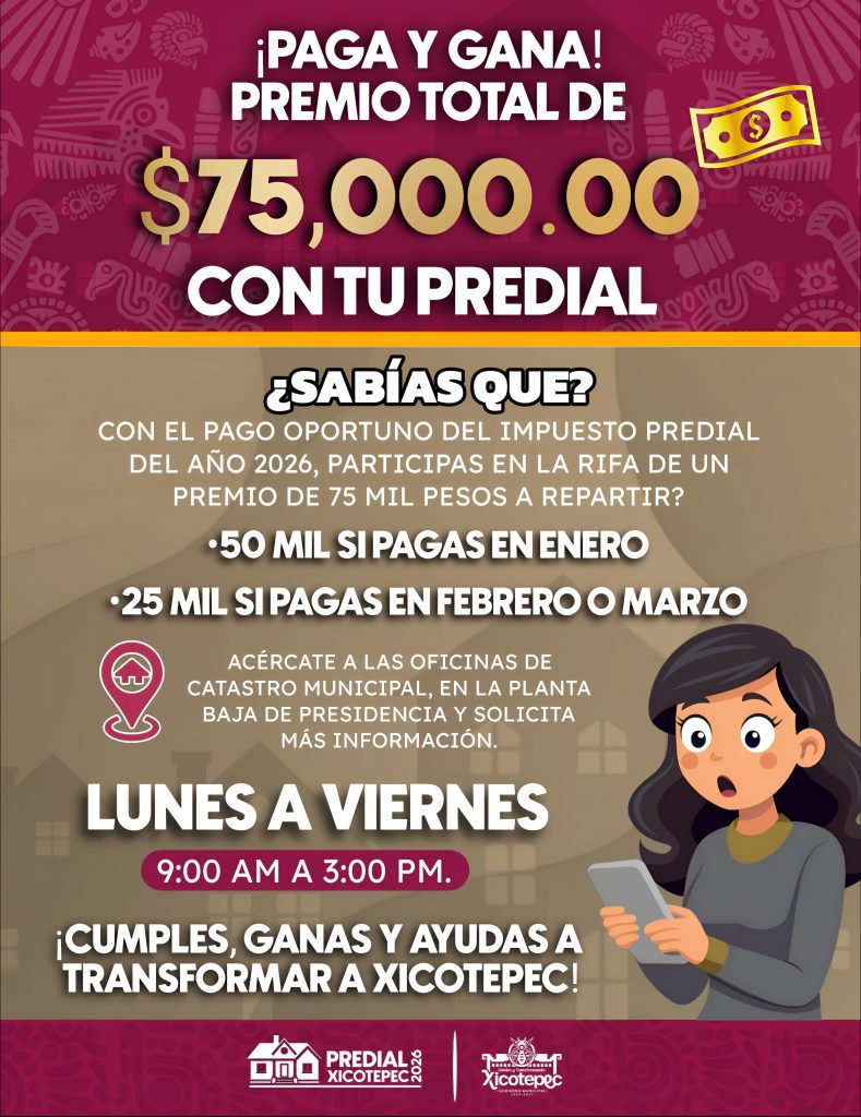 INICIA EL AÑO AHORRANDO CON EL PREDIAL